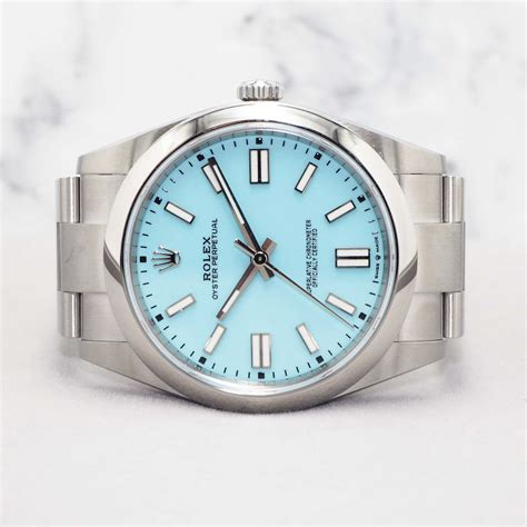 41mm rolex|Rolex 41mm tiffany blue.